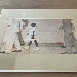 Norman Rockwell Black Americana Matte Framed Print